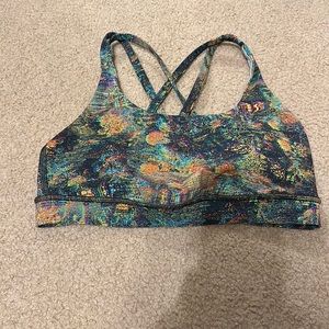 Lululemon energy longline bra medium support b-d cups size 6